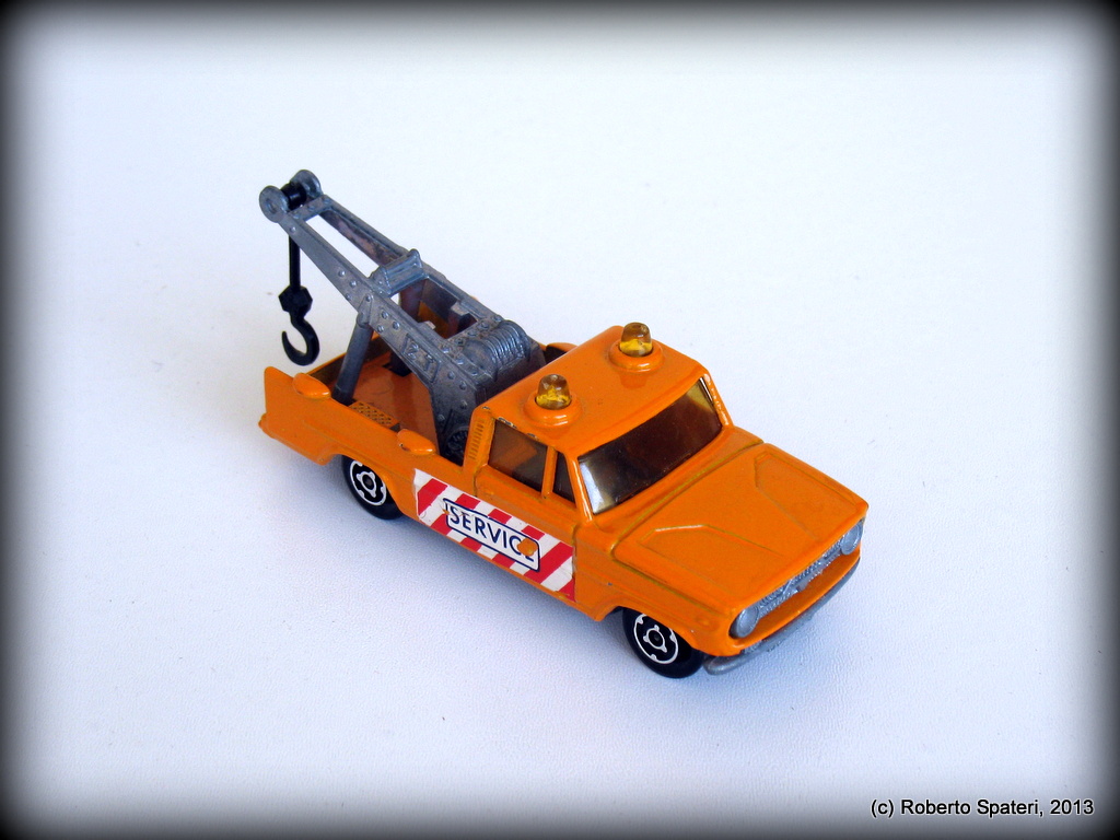 Majorette Dodge Depanneuse Tow Truck Wrecked (n.212)